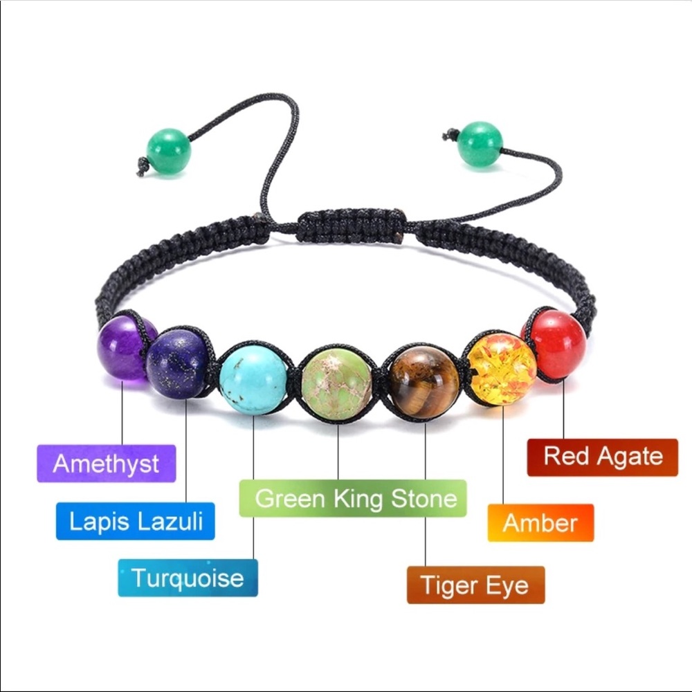 🧘‍♀️ 7 Beaded Chakra Healing Bracelet